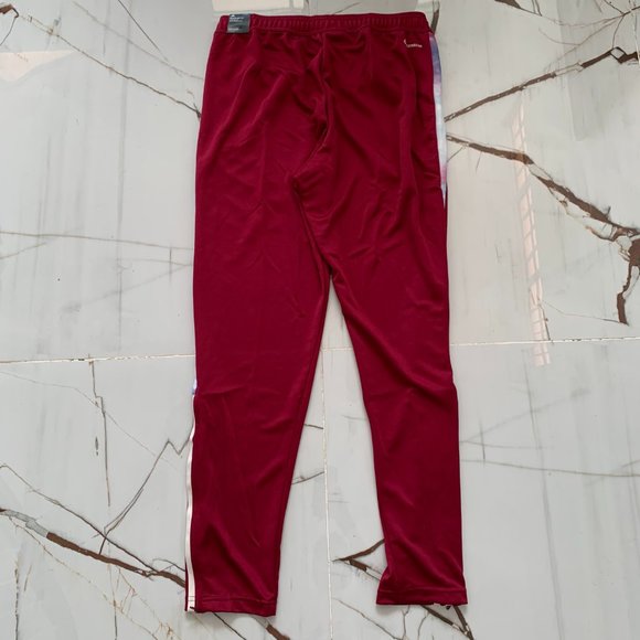 Adidas Men's Soccer Burgundy Tiro Track Pants Regular Tapered Leg Size L - Picture 13 of 16